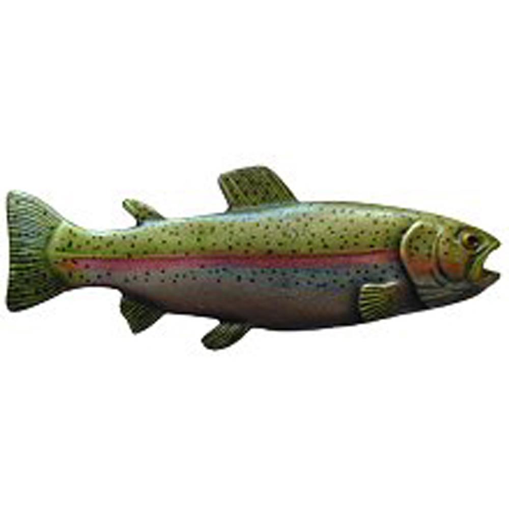 Notting Hill NHK-148-PHT-L Rainbow Trout Knob Hand-tinted Antique Pewter (Left side/faces right) 